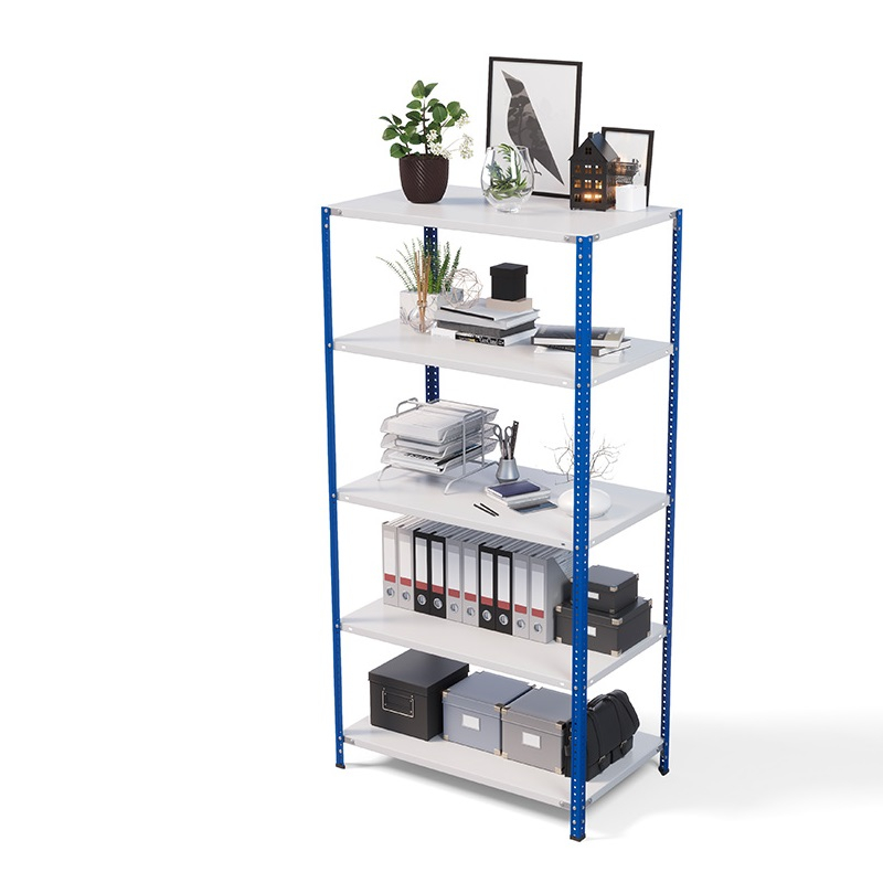 Стеллаж ТС Лайт 2000х1000х500, 5 полок, синие стойки