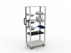 Тележка для инструмента к станкам с ЧПУ CAR-TOOL TV-1.2 (открытая)