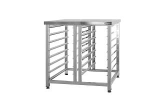 Подставка для пароконвектомата ПДПп - 1000x900x700 Profi Inox, 6 уровней, 2 ряда для гастроемкостей GN 1/1