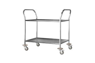 Тележка для сервировки ТДСп - 900x600x860 Profi Inox, 2 уровня