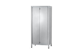 Шкаф кухонный ШЗКп - 1200x500x1800 Profi Ral, двери-купе, полки сплошн. 2 шт., цинк, без к-та замков