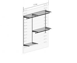 Гардеробная система GS. Прихожая №5