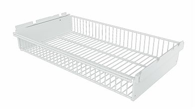 Корзина выдвижная 563х340х85 (Белый)