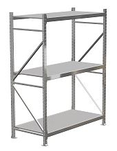 Стеллаж MS Pro 2500х2700х800, 3 яруса, оц.