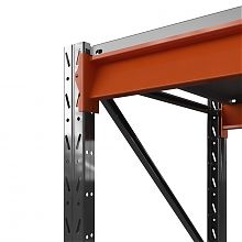 Стеллаж металлический Оптима, 3000x1530x785 мм. Ярусы: 5 шт. метал