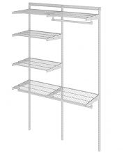 Гардеробная система Практик Home Optima G120 белая