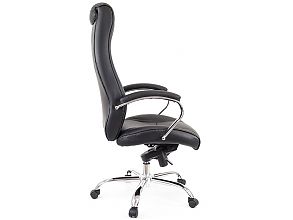 Кресло King М натуральная кожа черная