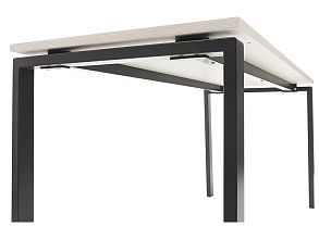 Стол NT 120X70 белое дерево/серый