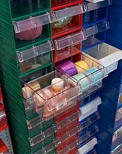 Шкаф С-2-90 на 90 коробов, ЛДСП