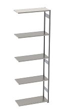 Стеллаж S90 3030х900х400, 5 полок, осн. секция