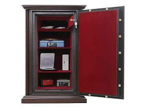 Огневзломостойкий сейф в дереве VALBERG Гарант Евро 95 Т EL Д (дуб)