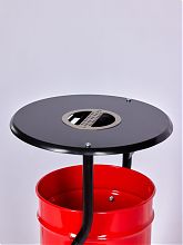 Урна уличная с пепельницей, с креплением в асфальт