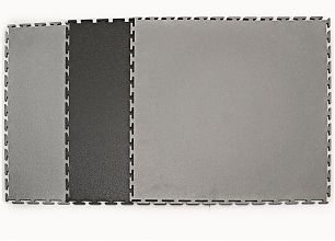 Тактильная плитка для слабовидящих, конус в ряд (300x300, ТПУ, клеевая основа)