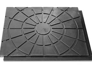 Тактильная лента угловая в алюминиевом профиле противоскользящая