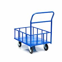 Тележка платформенная КПБ-300-125-К , с бортом, 600х900мм