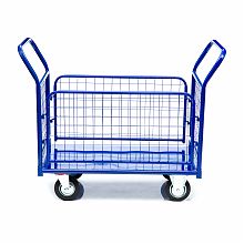 Тележка платформенная КПО-500С-160-К , с бортами, 600х1150мм
