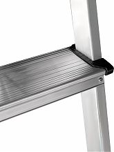 Стремянка алюминиевая двухсторонняя с площадкой 350х260 мм NV2120.3