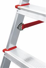 Профессиональная алюминиевая стремянка с органайзером NV3115.10