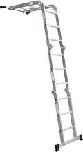 Лестница-трансформер алюминиевая, ширина 400 мм NV1322.4