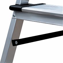 Стремянка алюминиевая со ступенями 130 мм NV1117.7