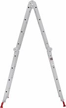 Лестница-трансформер алюминиевая с помостом, ширина 340 мм NV2330.4