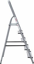 Стремянка стальная с алюминиевыми ступенями 130 мм NV1137.5