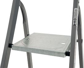 Стремянка стальная с алюминиевыми ступенями NV1130.8