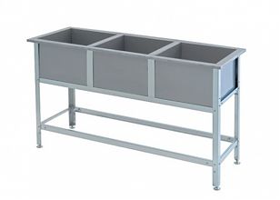 Ванна котломоечная односекционная ВК 1200x800x860