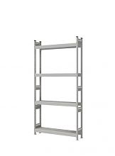 Стеллаж СТ-023 полочный 2500x1200x300 4 яруса окрашен