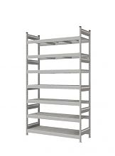 Стеллаж СТ-023 полочный 2700x1500x600 7 яруса окрашен