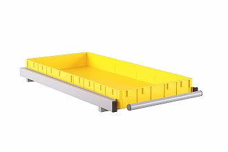 Стеллажный модуль, низкий борт (СМ-НБ)