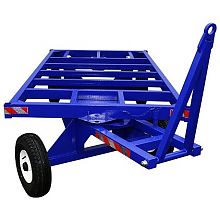 Большегрузная тележка БТ-К (г/п 3 т, 2000x1250 мм, без настила, без бортов)