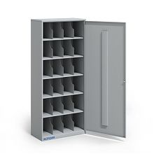 Металлический шкаф для 24 противогазов ХПГ-24-800, с одной дверью